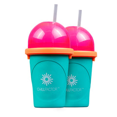 Chillfactor Slushy Maker NEON grün 2er Set