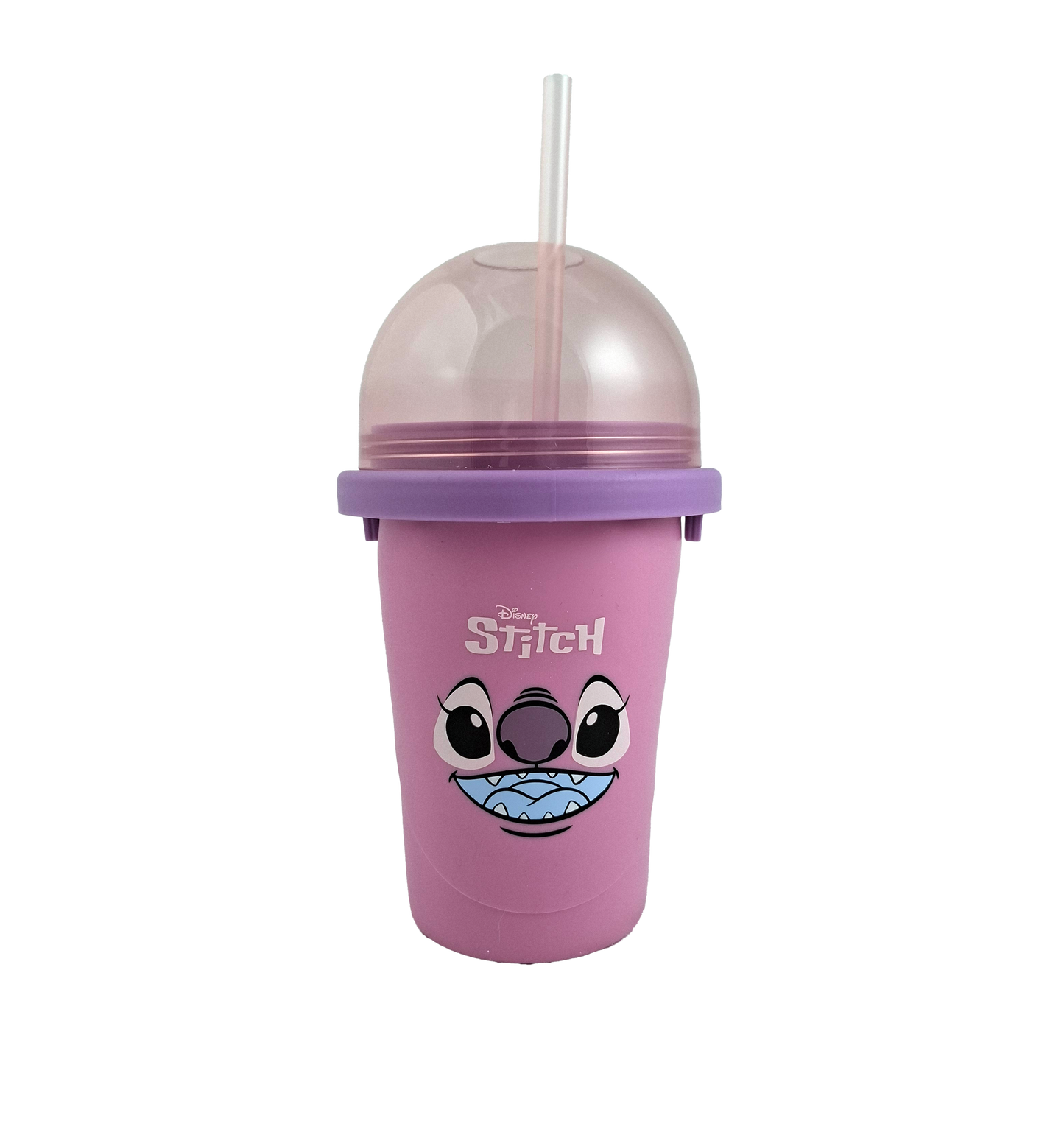 Magic Freez Slushy Maker Becher 370ml – Tragbarer Slush Eisbereiter mit 2-in-1 Strohhalm & Löffel