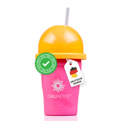 ChillFactor Slushy Maker Becher – Selbstgemachtes Slush-Eis in Sekunden – Wiederverwendbar