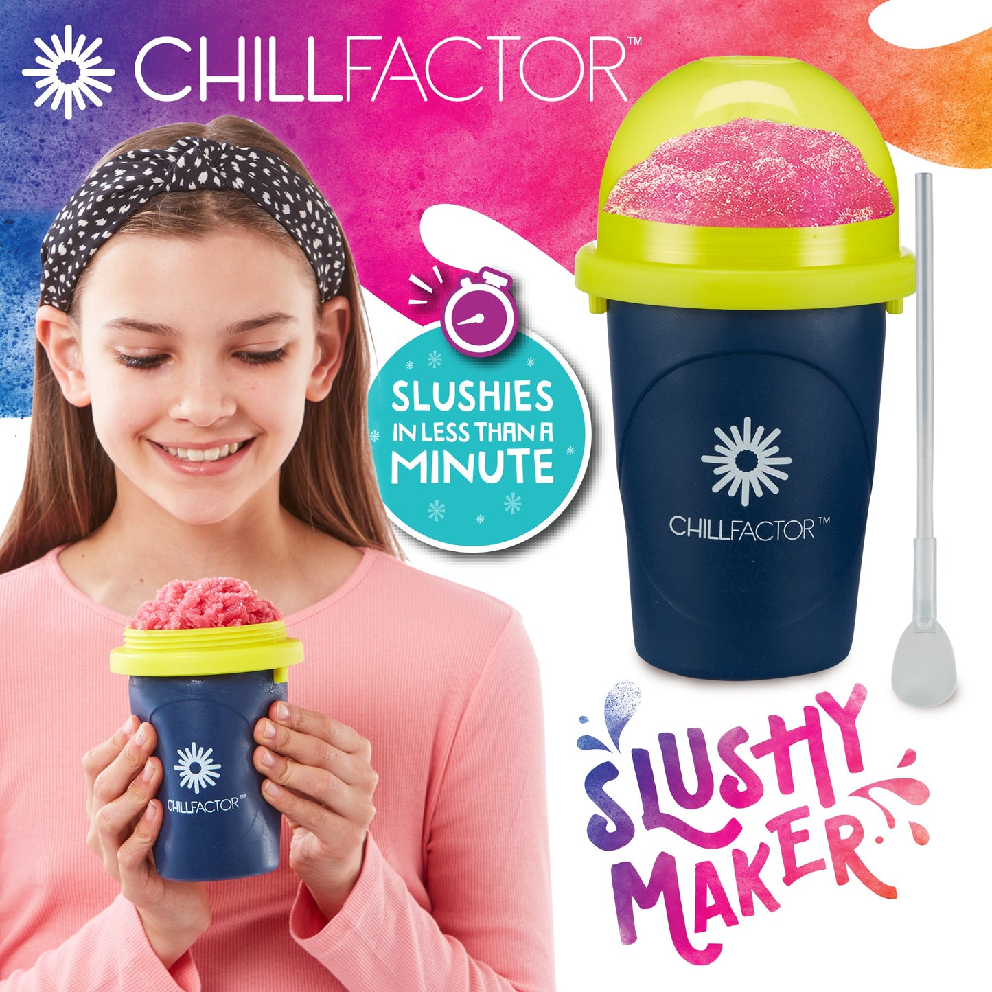 Slushy Maker NEON Blau