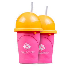 Chillfactor Slushy Maker NEON 2er Set Pink