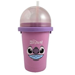 Magic Freez Slushy Maker Becher 370ml – Tragbarer Slush Eisbereiter mit 2-in-1 Strohhalm & Löffel