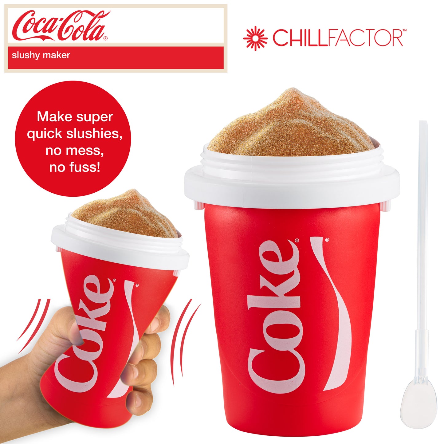 Chillfactor Slushy Maker Coca Cola 3er Set